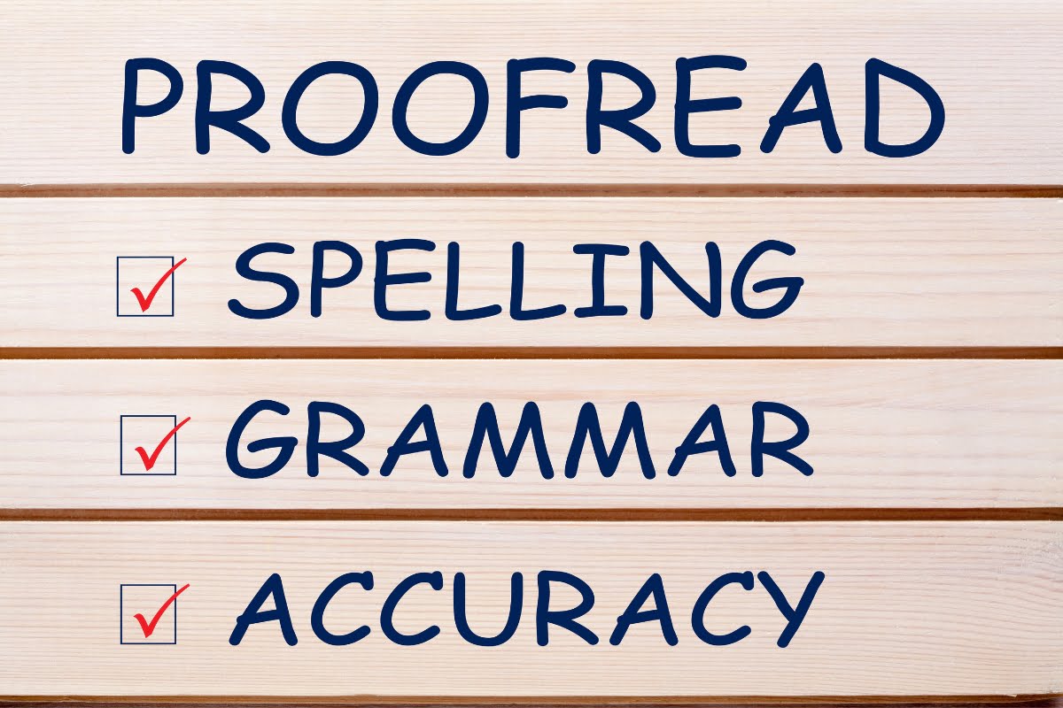 Proofreading, spelling, grammar and accuracy for low quality content.