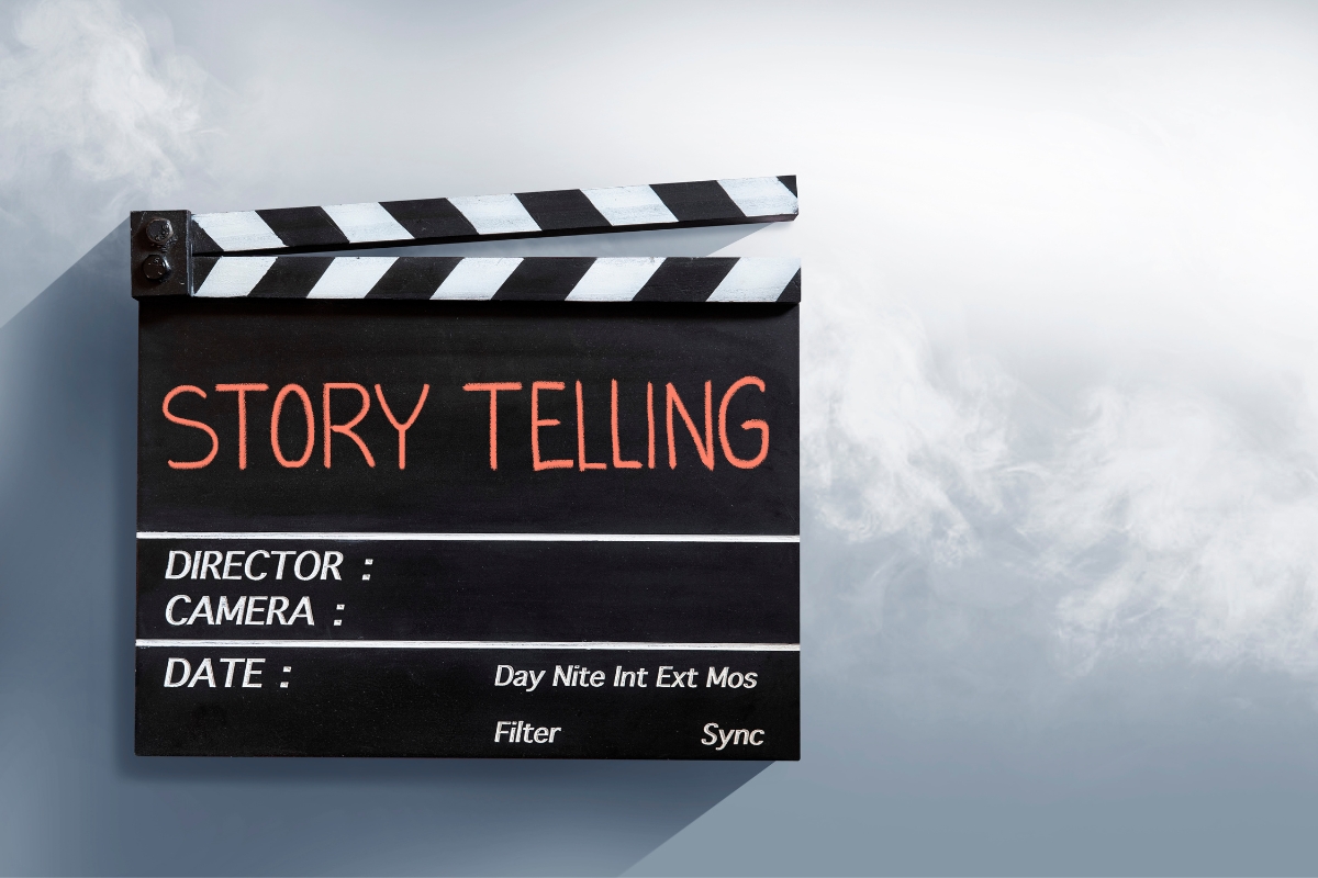 A movie clapper showcasing the art of creative storytelling.