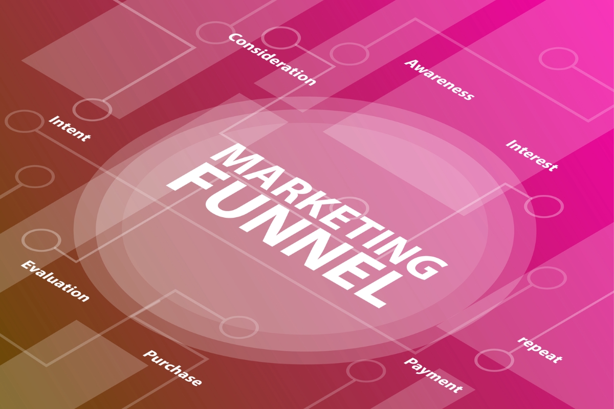 Marketing funnel stage vector | price 1 credit usd $1.