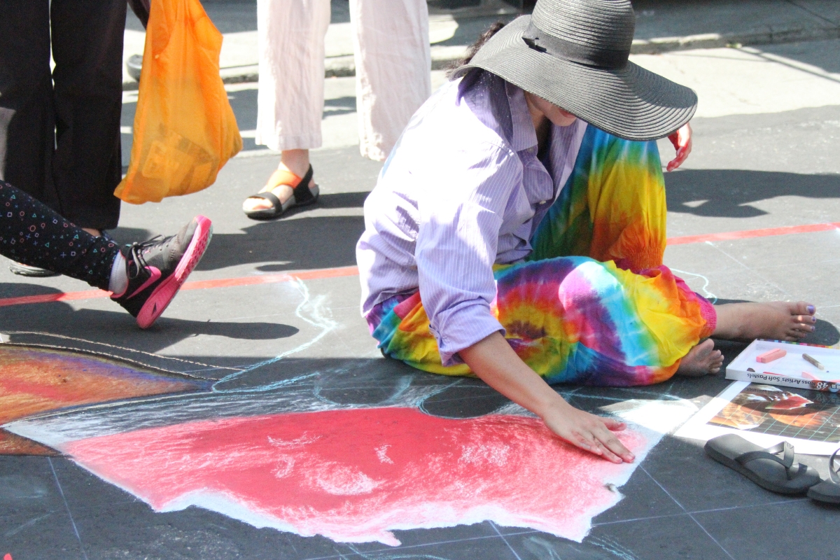 chalktoberfest marietta artists