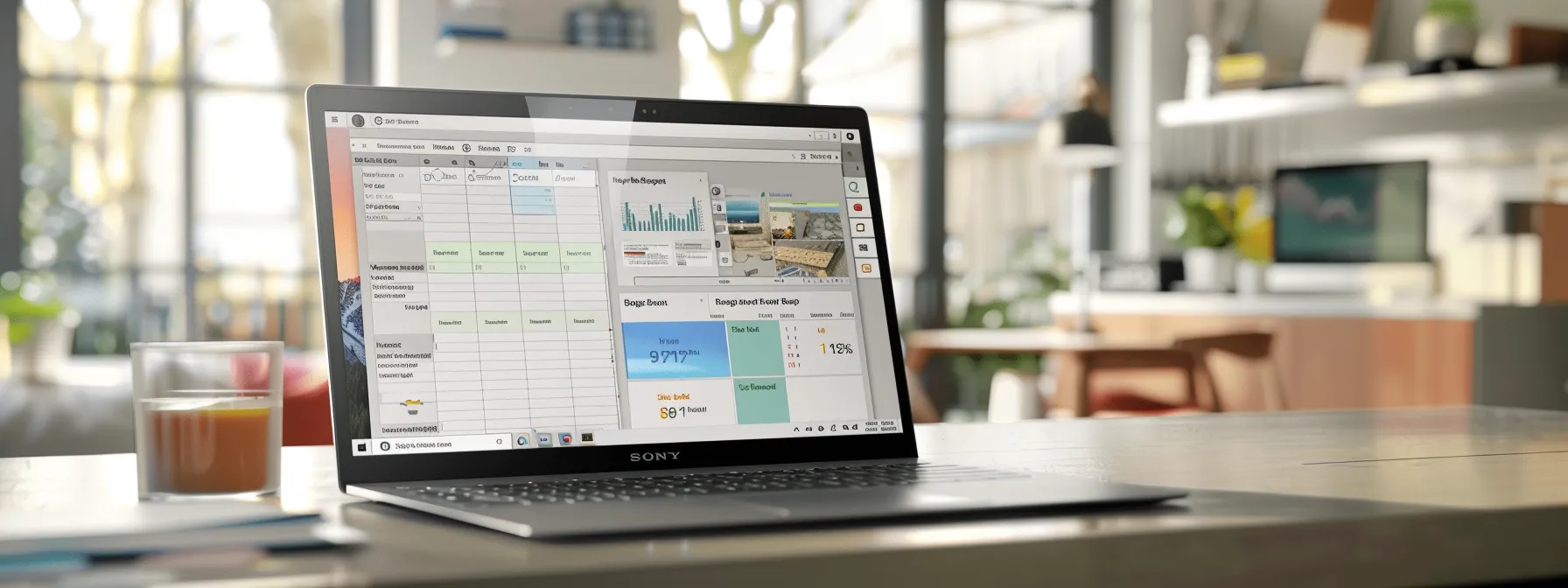 a laptop screen showing a wordpress dashboard with a calendar reminder for regular backups, surrounded by secure storage devices and automated backup services for a robust backup plan.